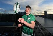 18 January 2023; James McNabney during a Ireland U20s squad announcement and media day at PwC offices in Dublin. Photo by Ben McShane/Sportsfile