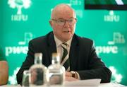 18 January 2023; IRFU president John Robinson during a Ireland U20s squad announcement and media day at PwC offices in Dublin. Photo by Ben McShane/Sportsfile