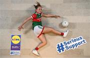 18 January 2023; Lidl ambassador Shauna Howley of Mayo at the launch of the 2023 Lidl Ladies National Football Leagues at Lidl Head Office, Tallaght, Dublin. In addition to details of unprecedented TV and online coverage, the retailer is also seeking nominations from LGFA clubs for its Lidl One Good Club youth mental health programme at www.lidl.ie/onegoodclub. Photo by David Fitzgerald/Sportsfile