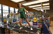 18 January 2023; Lidl ambassador Emma Duggan of Meath at the launch of the 2023 Lidl Ladies National Football Leagues at Lidl Head Office, Tallaght, Dublin. In addition to details of unprecedented TV and online coverage, the retailer is also seeking nominations from LGFA clubs for its Lidl One Good Club youth mental health programme at www.lidl.ie/onegoodclub. Photo by David Fitzgerald/Sportsfile