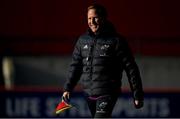 18 January 2023; Attack coach Mike Prendergast during a Munster rugby squad training session at Thomond Park in Limerick. Photo by Brendan Moran/Sportsfile