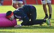 18 January 2023; Mike Haley during a Munster rugby squad training session at Thomond Park in Limerick. Photo by Brendan Moran/Sportsfile