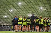 18 January 2023; Leinster players during a Leinster Rugby women's training session at the IRFU High Performance Centre on the Sport Ireland Campus in Dublin. Photo by Seb Daly/Sportsfile