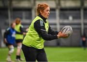 18 January 2023; Niamh O’Dowd during a Leinster Rugby women's training session at the IRFU High Performance Centre on the Sport Ireland Campus in Dublin. Photo by Seb Daly/Sportsfile