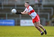 15 January 2023; Niall Toner of Derry during the Bank of Ireland Dr McKenna Cup Semi-Final match between Down and Derry at Pairc Esler in Newry, Down. Photo by Ben McShane/Sportsfile