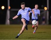 19 January 2023; Kieran Kennedy of UCD during the Electric Ireland Higher Education GAA Sigerson Cup Round 2 match between University College Dublin and University of Galway at Billings Park in Belfield, Dublin. Photo by Seb Daly/Sportsfile