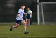 19 January 2023; Liam Smith of UCD during the Electric Ireland Higher Education GAA Sigerson Cup Round 2 match between University College Dublin and University of Galway at Billings Park in Belfield, Dublin. Photo by Seb Daly/Sportsfile