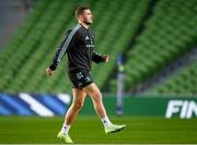 20 January 2023; Jordan Larmour during a Leinster Rugby captain's run at the Aviva Stadium in Dublin. Photo by Harry Murphy/Sportsfile