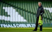 20 January 2023; Head coach Leo Cullen during a Leinster Rugby captain's run at the Aviva Stadium in Dublin. Photo by Harry Murphy/Sportsfile