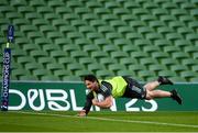 20 January 2023; Thomas Clarkson during a Leinster Rugby captain's run at the Aviva Stadium in Dublin. Photo by Harry Murphy/Sportsfile
