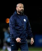 20 January 2023; Finn Harps manager Dave Rogers during the pre-season friendly match between Dundalk and Finn Harps at Oriel Park in Dundalk, Louth. Photo by Ramsey Cardy/Sportsfile