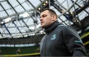 21 January 2023; Cian Healy of Leinster before the Heineken Champions Cup Pool A Round 4 match between Leinster and Racing 92 at Aviva Stadium in Dublin. Photo by David Fitzgerald/Sportsfile