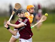 21 January 2023; Liam Collins of Galway during the Walsh Cup Group 1 Round 3 match between Antrim and Galway  at Louth GAA Centre of Excellence in Darver, Louth. Photo by Stephen Marken/Sportsfile