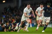 21 January 2023; Finn Russell of Racing 92 makes a break during the Heineken Champions Cup Pool A Round 4 match between Leinster and Racing 92 at Aviva Stadium in Dublin. Photo by David Fitzgerald/Sportsfile