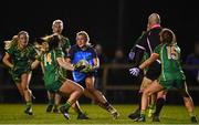 21 January 2023; Carla Rowe of Dublin in action against Meadhbh Byrne of Meath during the Lidl Ladies National Football League Division 1 match between Dublin and Meath at DCU St Clare's in Dublin. Photo by Eóin Noonan/Sportsfile