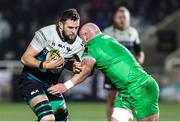 21 January 2023; Josh Murphy of Connacht is tackled by Carl Fearns of Newcastle Falcons during the EPCR Challenge Cup Pool A Round 4 match between Newcastle Falcons and Connacht at Kingston Park in Newcastle, England. Photo by Bruce White/Sportsfile
