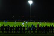 21 January 2023; Orlagh Nolan of Dublin scores a point for her side during the Lidl Ladies National Football League Division 1 match between Dublin and Meath at DCU St Clare's in Dublin. Photo by Eóin Noonan/Sportsfile