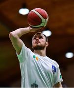 21 January 2023; Garry Fernane of University of Galway Maree before the Basketball Ireland Pat Duffy National Cup Final match between DBS Éanna and University of Galway Maree at National Basketball Arena in Tallaght, Dublin. Photo by Ben McShane/Sportsfile