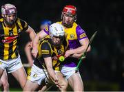 21 January 2023; Cian Kenny of Kilkenny in action against Ross Banville of Wexford during the Walsh Cup Group 2 Round 3 match between Wexford and Kilkenny at Chadwicks Wexford Park in Wexford. Photo by Matt Browne/Sportsfile