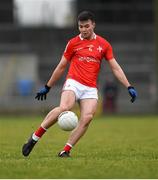 21 January 2023; Liam Jackson of Louth during the O'Byrne Cup Final match between Longford and Louth at Glennon Brothers Pearse Park in Longford. Photo by Ray McManus/Sportsfile