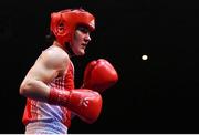 21 January 2023; Kellie Harrington of St Mary’s Boxing Club, Dublin, during her lightweight 60kg final bout at the IABA National Elite Boxing Championships Finals at the National Boxing Stadium in Dublin. Photo by Seb Daly/Sportsfile