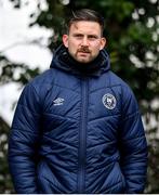 21 January 2023; St Patrick's Athletic goalkeeper Danny Rogers watches on during the Pre-Season Friendly match between Shelbourne and Bohemians at AUL Complex in Clonshaugh, Dublin. Photo by Tyler Miller/Sportsfile