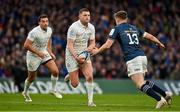 21 January 2023; Finn Russell of Racing 92 in action against Garry Ringrose of Leinster during the Heineken Champions Cup Pool A Round 4 match between Leinster and Racing 92 at Aviva Stadium in Dublin. Photo by Brendan Moran/Sportsfile