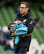 21 January 2023; Racing 92 fitness trainer Gilbert Gascou before the Heineken Champions Cup Pool A Round 4 match between Leinster and Racing 92 at Aviva Stadium in Dublin. Photo by Brendan Moran/Sportsfile
