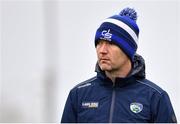 22 January 2023; Laois manager Willie Maher before the Walsh Cup Group 2 Round 3 match between Offaly and Laois at Glenisk O'Connor Park in Tullamore, Offaly. Photo by Tyler Miller/Sportsfile
