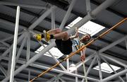 22 January 2023; Matthew Rossiter of St Abbans AC, Wexford, competes in the pole vault event of the senior men's heptathlon during day two of the 123.ie National Indoor League Round 2 & Combined Events at TUS Athlone in Westmeath. Photo by Harry Murphy/Sportsfile