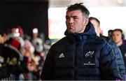 22 January 2023; Munster captain Peter O'Mahonyarrives before the Heineken Champions Cup Pool B Round 4 match between Toulouse and Munster at Stade Ernest Wallon in Toulouse, France. Photo by Brendan Moran/Sportsfile