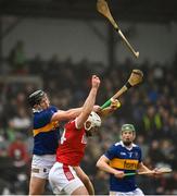 22 January 2023; Declan Dalton of Cork in action against Conor McCarthy of Tipperary during the Co-Op Superstores Munster Hurling League Final match between Cork and Tipperary at Páirc Ui Rinn in Cork. Photo by Seb Daly/Sportsfile