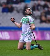 22 January 2023; TJ Reid of Shamrocks Ballyhale celebrates after the AIB GAA Hurling All-Ireland Senior Club Championship Final match between Shamrocks Ballyhale of Kilkenny and Dunloy Cuchullains of Antrim at Croke Park in Dublin. Photo by Daire Brennan/Sportsfile