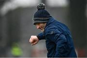 22 January 2023; Tipperary manager Liam Cahill celebrates his side winning a free during the Co-Op Superstores Munster Hurling League Final match between Cork and Tipperary at Páirc Ui Rinn in Cork. Photo by Seb Daly/Sportsfile