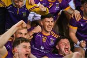 22 January 2023; Shane Walsh of Kilmacud Crokes and teammates celebrate after the AIB GAA Football All-Ireland Senior Club Championship Final match between Watty Graham's Glen of Derry and Kilmacud Crokes of Dublin at Croke Park in Dublin. Photo by Ramsey Cardy/Sportsfile