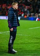 22 January 2023; Mike Haley of Munster, wearing a protective boot, after the Heineken Champions Cup Pool B Round 4 match between Toulouse and Munster at Stade Ernest Wallon in Toulouse, France. Photo by Brendan Moran/Sportsfile