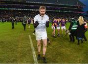 22 January 2023; Kilmacud Crokes goalkeeper Conor Ferris celebrates after the AIB GAA Football All-Ireland Senior Club Championship Final match between Glen of Derry and Kilmacud Crokes of Dublin at Croke Park in Dublin. Photo by Daire Brennan/Sportsfile