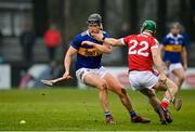 22 January 2023; Dan McCormack of Tipperary in action against Brian O’sullivan of Cork during the Co-Op Superstores Munster Hurling League Final match between Cork and Tipperary at Páirc Ui Rinn in Cork. Photo by Seb Daly/Sportsfile