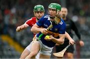 22 January 2023; Cian O'Dwyer of Tipperary in action against Cathal Cormack of Cork during the Co-Op Superstores Munster Hurling League Final match between Cork and Tipperary at Páirc Ui Rinn in Cork. Photo by Seb Daly/Sportsfile