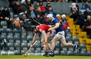 22 January 2023; Damien Cahalane of Cork in action against Seamus Kennedy of Tipperary during the Co-Op Superstores Munster Hurling League Final match between Cork and Tipperary at Páirc Ui Rinn in Cork. Photo by Seb Daly/Sportsfile