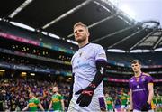 22 January 2023; Kilmacud Crokes goalkeeper Conor Ferris before the AIB GAA Football All-Ireland Senior Club Championship Final match between Watty Graham's Glen of Derry and Kilmacud Crokes of Dublin at Croke Park in Dublin. Photo by Ramsey Cardy/Sportsfile