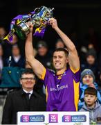22 January 2023; Paul Mannion of Kilmacud Crokes lifts the Andy Merrigan Cup after his side's victory in the AIB GAA Football All-Ireland Senior Club Championship Final match between Watty Graham's Glen of Derry and Kilmacud Crokes of Dublin at Croke Park in Dublin. Photo by Piaras Ó Mídheach/Sportsfile