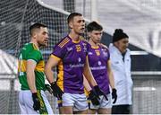 22 January 2023; Kilmacud Crokes players Paul Mannion, left, and Dara Mullin in their own goalmouth during the closing seconds of the second half of the AIB GAA Football All-Ireland Senior Club Championship Final match between Watty Graham's Glen of Derry and Kilmacud Crokes of Dublin at Croke Park in Dublin. Photo by Piaras Ó Mídheach/Sportsfile