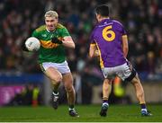 22 January 2023; Jack Doherty of Watty Graham's Glen in action against Rory O'Carroll of Kilmacud Crokes during the AIB GAA Football All-Ireland Senior Club Championship Final match between Watty Graham's Glen of Derry and Kilmacud Crokes of Dublin at Croke Park in Dublin. Photo by Piaras Ó Mídheach/Sportsfile