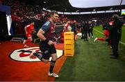 22 January 2023; Munster captain Peter O'Mahony runs onto the pitch before the Heineken Champions Cup Pool B Round 4 match between Toulouse and Munster at Stade Ernest Wallon in Toulouse, France. Photo by Brendan Moran/Sportsfile