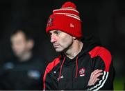 21 January 2023; Derry manager Rory Gallagher during the Bank of Ireland Dr McKenna Cup Final match between Derry and Tyrone at Athletic Grounds in Armagh. Photo by Oliver McVeigh/Sportsfile
