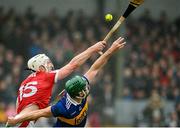 22 January 2023; Patrick Horgan of Cork in action against Cathal Barrett of Tipperary during the Co-Op Superstores Munster Hurling League Final match between Cork and Tipperary at Páirc Ui Rinn in Cork. Photo by Seb Daly/Sportsfile