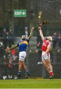 22 January 2023; Patrick Maher of Tipperary in action against Sean O'Leary Hayes of Cork during the Co-Op Superstores Munster Hurling League Final match between Cork and Tipperary at Páirc Ui Rinn in Cork. Photo by Seb Daly/Sportsfile
