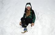 23 January 2023; Team Ireland coach Georgia Esposito during a team walk before the 2023 Winter European Youth Olympic Festival at Friuli-Venezia Giulia in Udine, Italy. Photo by Eóin Noonan/Sportsfile