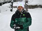 23 January 2023; Team Ireland alpine skiing coach Giorgio Marchesini during a team walk before the 2023 Winter European Youth Olympic Festival at Friuli-Venezia Giulia in Udine, Italy. Photo by Eóin Noonan/Sportsfile